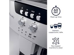 This de'longhi magnifica esam automatic espresso machine can make cappuccinos, espressos and lattes automatically, as well as macchiatos and you can program this espresso machine to alter the strength of your espresso and to remember your preferred sizing. De Longhi Magnifica Esam 04 110 S