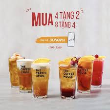 The Coffee House khuyến mãi mua 4 tặng 2 khi giao hàng