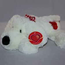 Dan Dee Rite Aid White Red I Love You Heart Puppy Dog Dogs And Puppies Puppies Teddy Bear