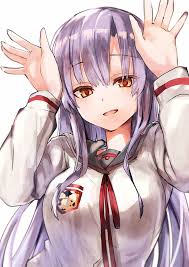 Xmh ombre purple hair bundles human hair body wave virgin brazilian hair weave 12inch two tone color 1b/purple 3 bundles for full head. Hd Wallpaper Anime Anime Girls Long Hair Purple Hair Orange Eyes Wallpaper Flare