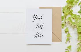 Stationery Mockup 5x7 Card Minimal Greenery Mock Up Psd Mock Up Jpg Png Flat Lay Free Psd Mockups Templates Free Packaging Mockup Mockup Free Psd