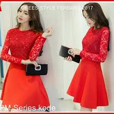 Selain indah, desain gaun pengantin ini juga gak pasaran! 5spm Dress Pesta Wanita Kebaya Ala Korea Bj5005 Wanita Gaun Lengan Panjang Gaun