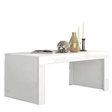 Escoja los muebles de sus sueños desde la comodidad de su hogar. Buy Concept Muebles Milano Coffee Table White Matte Body In Contrast With High Gloss Finish Of The Laterals White White Online In Qatar B01d1m7in0