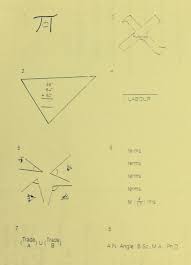 Mathematical Rebuses From Singapore S Teach Answers 1 Apple Pie 2 A Function In X 3 The Sum Of Angles In A Triangle Math Humor Lowest Terms Teaching Math