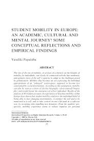 From www.coursehero.com check spelling or type a new query. Pdf Student Mobility In Europe An Academic Cultural And Mental Journey Some Conceptual Reflections And Empirical Findings