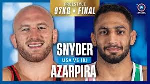 Amirali AZARPIRA (IRI) vs. Kyle Frederick SNYDER (USA)