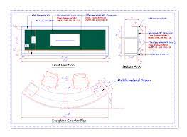3ds max + dwg fbx obj 3ds oth. Reception Table Dwg Block For Autocad Designs Cad