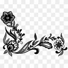 Black and white flower png. Free Black Flower Png Png Transparent Images Pikpng