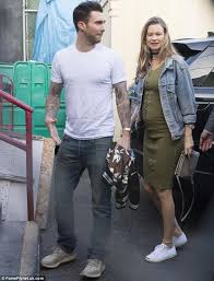 The hot brunette adam levine has broken lots of hearts. Adam Levine Behati Prinsloo Welcome Baby Girl Pinkvilla