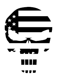 Punisher Skull American Flag Military Matte Indoor Outdoor Vinyl Decal Purchase This Product Along American Flag Decal Flag Decal Punisher Skull American Flag