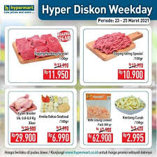Harga yang dijamin paling murah ialah harga pada tag harga. Paling Baru Promo Hypermart Weekday 23 25 Maret 2021 Diskonan Hari Kerja