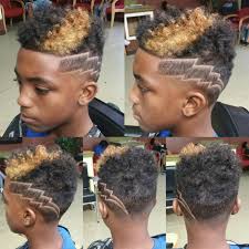 Burst fade with design by zay the barber odell beckham haircut. Child Lightning Bolt Hair Design