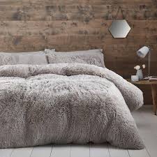 We have started making our bed for the promising review: Catherine Lansfield Cuddly Silver Duvet Covers Fluffy Grey Quilt Cover Bedding Ebay