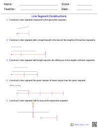 Geometry Worksheets Constructions Worksheets Geometry Worksheets Teaching Geometry Math Interactive Notebook