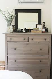 The Dresser In Our Bedroom Always Gets Compliments When People Come Over Which Makes Me Laugh Because It S A Sim Dresser Top Decor Dresser Decor Bedroom Home
