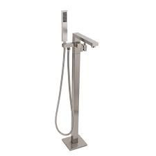 Akdy's brand new small freestanding tub will be a hit in your bathroom. Akdy 1 Handle Residential Freestanding Bathtub Faucet With Hand Shower Included In Brushed Nickel Tf0046 Rona
