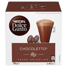 There are hot chocolate pods made by other companies for the nespresso machine, but i don't want to try them and risk messing up the machine. Nescafe Dolce Gusto Chocoletto Hot Chocolate Pods 8 Pack Officeworks
