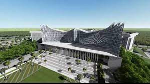 Desain burung garuda di istana negara di ibu kota baru viral di media sosial. Ini Video Pradesain Istana Negara Baru Modern Dan Ramah Lingkungan