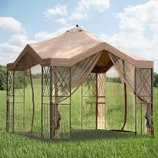 Sears Garden Oasis Deluxe Gazebo Replacement Canopy And Netting Set Garden Winds