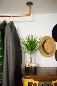 Maybe you would like to learn more about one of these? Hanging Copper Pipe Clothing Rack Diy A Beautiful Mess