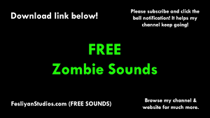 Free Zombie Sound Effects Mp3 Download Fesliyanstudios