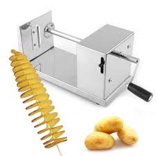 The potato twister chips (also called, tornado potato, twisted potato, twisted fries, twisted chips or spiral potato) is a delicious fried potato on a stick. Spiral Potato Twister Tornado Cutter Find Good Recipes