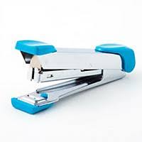 This action will open a modal dialog. Max Hd 10n Half Strip Stapler Blue