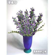 Paper Flower Making Kit Purple Aconitum 8 Flowers Fm64