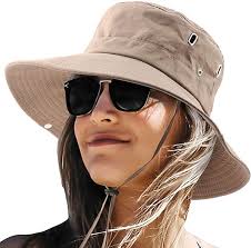Hiking Hat For Best Bucket Hats Womens Justina Nylon UPF 50+ Flap Cap  Outdoor Sun