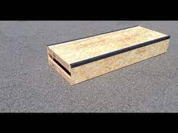 How To Build A Diy Skateboarding Box - Youtube