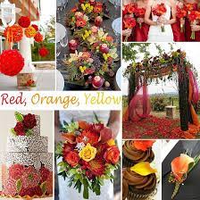Red Orange And Yellow Theme Summer Wedding Colors Wedding Theme Colors Wedding Colors