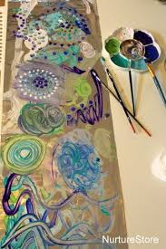 Simple Art Ideas Painting On Foil Nurturestore Kids Art Projects Painting Art Projects Simple Art