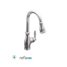 Check spelling or type a new query. Moen 7185c Chrome Brantford Single Handle Pulldown Spray Kitchen Faucet With Reflex Technology Faucet Com