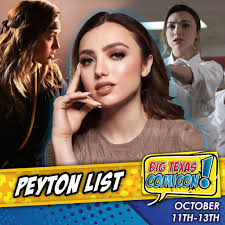 OCTOBER 11-13, 2024 HENRY B. GONZALEZ CONVENTION CENTER SAN ANTONIO, TX  PEYTON LIST JOINS XOLO MARIDUEÑA AND JACOB BERTRAND! Stream Cobra Kai  season 6 today! Peyton will appear all 3 days of
