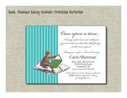 You can take things a notch higher by innovatively wording the invite. Book Themed Shower Invite Could Be Adapted For A Birthday Too Other Book Baby Shower Invitation Modern Baby Shower Invitations Baby Shower Invitation Wording