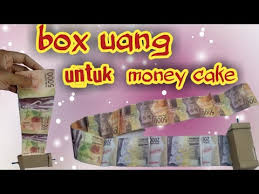 Money cake sebenarnya terbuat dari kue tart biasa. Tutorial Kotak Uang Untuk Money Cake Diy Money Box Youtube