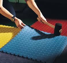 Rubber flooring tiles can be made from a virgin rubber material, synthetic rubber material, or recycled rubber material. Rubber Flooring At Home Versatile And Easy To Install