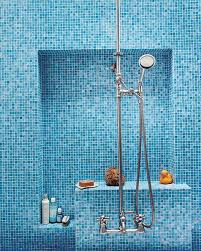 Mission Statement Mosaic Bathroom Tile Blue Bathroom Blue Bathroom Tile