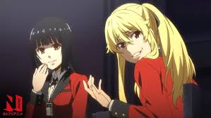Kawamoto homura illustration (manga, original character): Kakegurui Multi Audio Clip Yumeko And Mary Team Up Netflix Anime Youtube