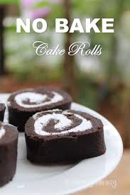 No Bake Cake Rolls Recipe Swiss Roll Using Leftover Cake Recipe Cake Roll No Bake Cake Cake Roll Recipes