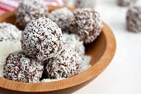 Coconut Chocolate Energy Truffle Recipe Life By Daily Burn No Bake Energy Bites Dessert Recipes Baked Dessert Recipes