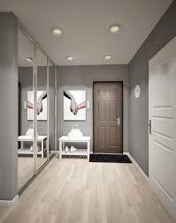Photo of a scandi guest. Grey And White Entryway Design Ideas And Beautiful Modern Interiors