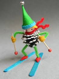 Basteln Pfeifenputzer Weihnachten Ski Tannenzapfen Filz Eisstiele Zahn Basteln Weihnachten Pfeifenputzer Basteln Mit Pfeifenreinigern Basteln Mit Pfeifenputzer