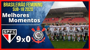 Desta forma, a decisão do estadual, que está marcada para o próximo sábado (16), às 11 horas, terá bom público na arena, em itaquera. Sao Paulo 9 X 0 Corinthians Brasilerao Feminino Sub 18 Melhores Momentos 26 01 2021 Youtube