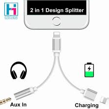 China 2 In 1 Lightning To 3 5 Mm Headphone Jack Splitter Adapte For Iphone Audio Charger Adapter Cable For Iphone X And Iphone 8 China Iphone 7 Splitter Adapter And Iphone 8 Splitter Adapter Price