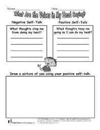 I Can And I Will The Thoughts That Students Believe Have A Direct Impact On Their Behavior And Learning Us Positive Self Talk Negative Self Talk Positivity