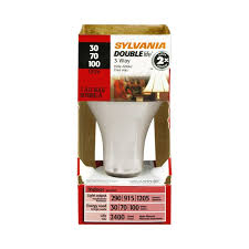 Sylvania Double Life 3 Way Indoor 30 70 100 Light Bulb 1 Ct Instacart
