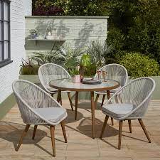 Nerja 5 Piece Garden Dining Set George Garden Dining Set Garden Furniture Sets Furniture