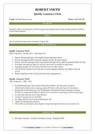 My name is willem kleinmarsink and i am a certified quality control manager with a strong attention to detail and accuracy and proven track record of success in completing all assigned duties within budget and in a. Quality Assurance Clerk Resume Samples Qwikresume