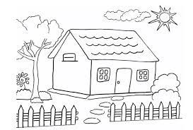 Baik di desa ataupun di kota ada banyak model rumah seperti ini. Download 5 Sketsa Gambar Mewarnai Rumah Begini Cara Buatnya